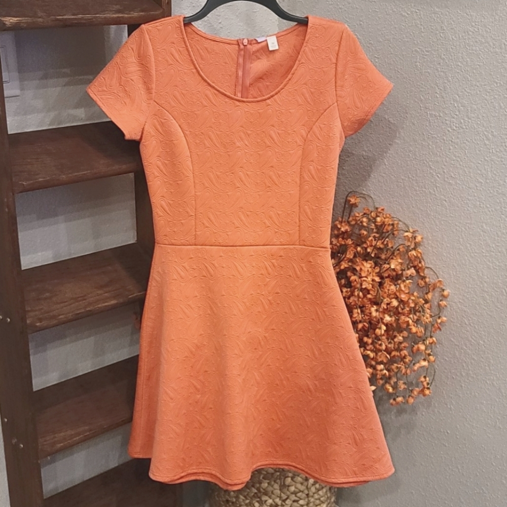 BNWT  Francesca salmon color dress.